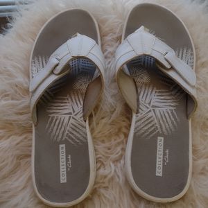 Clarks Breeze Sea White Sandals